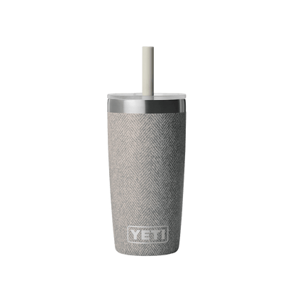 YETI RAMBLER JR. 10 OZ TUMBLER W/ STRAW LID RIVERHEAD GREEN