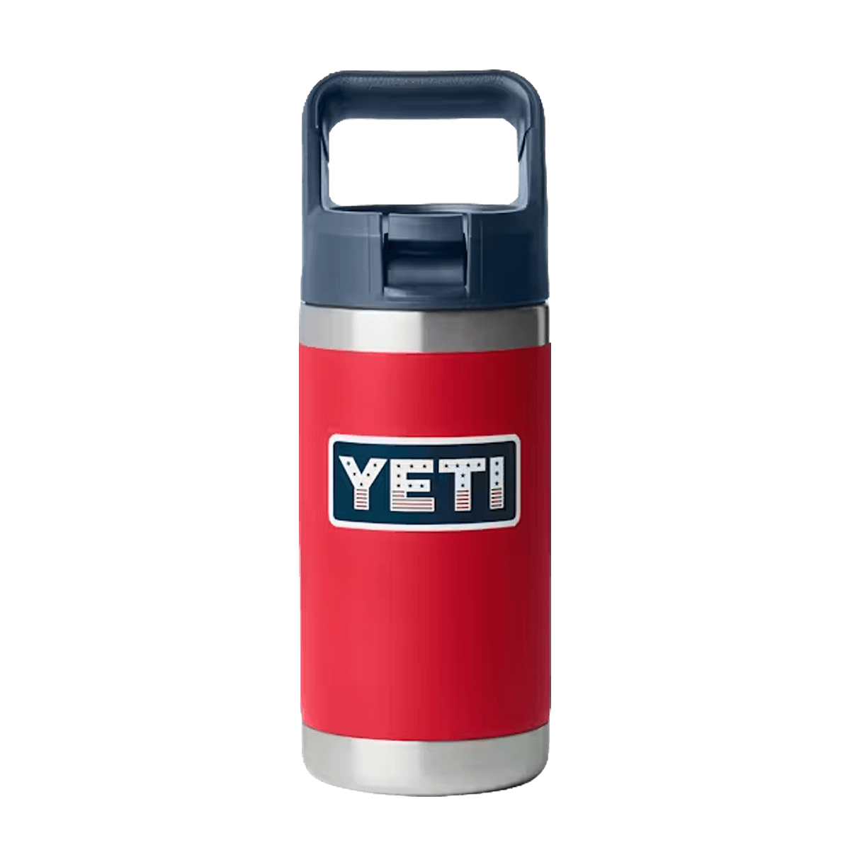 YETI RAMBLER JR 12 OZ WATER BOTTLE - RED NAVY BADGE
