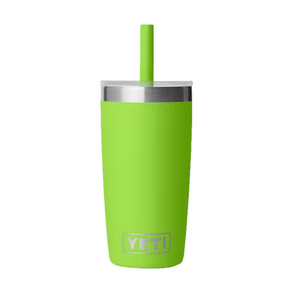 YETI RAMBLER JR TUMBLER WITH SILICONE STRAW LID - 10 OZ - VENOM