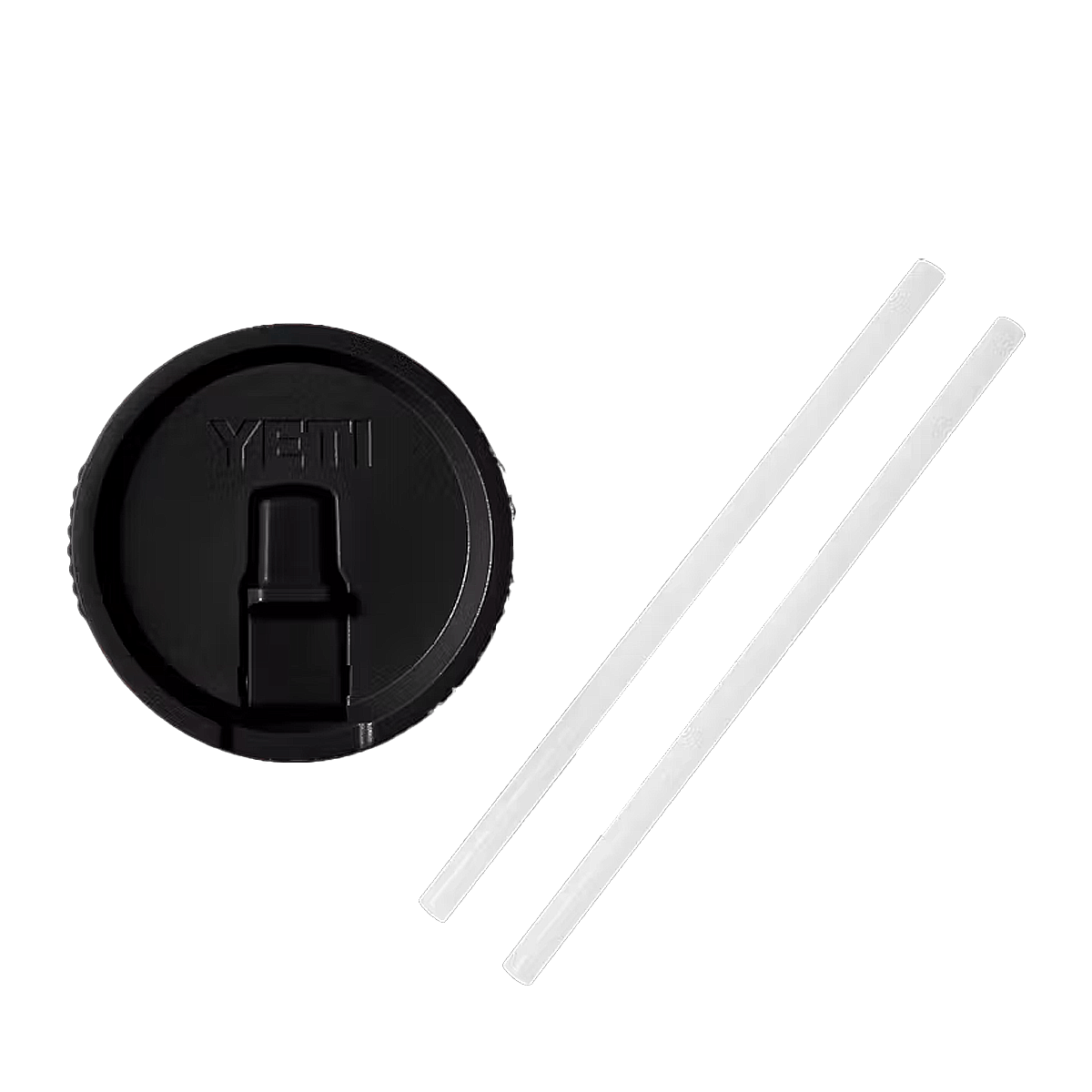 YETI RAMBLER TRAVEL MUG STRAW LID - BLACK