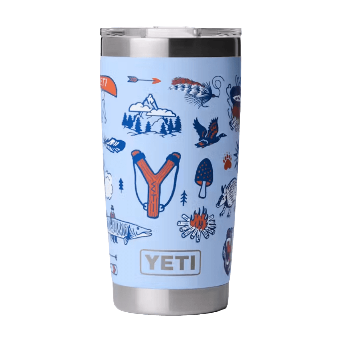 YETI RAMBLER TUMBLER MAGSLIDER LID 20 OZ - BIG SKY SUMMER CAMP