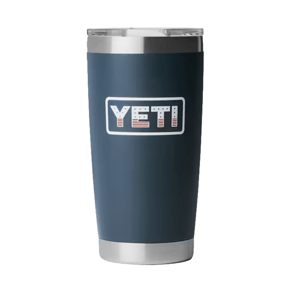 YETI RAMBLER TUMBLER MAGSLIDER LID 20 OZ - NAVY BADGE