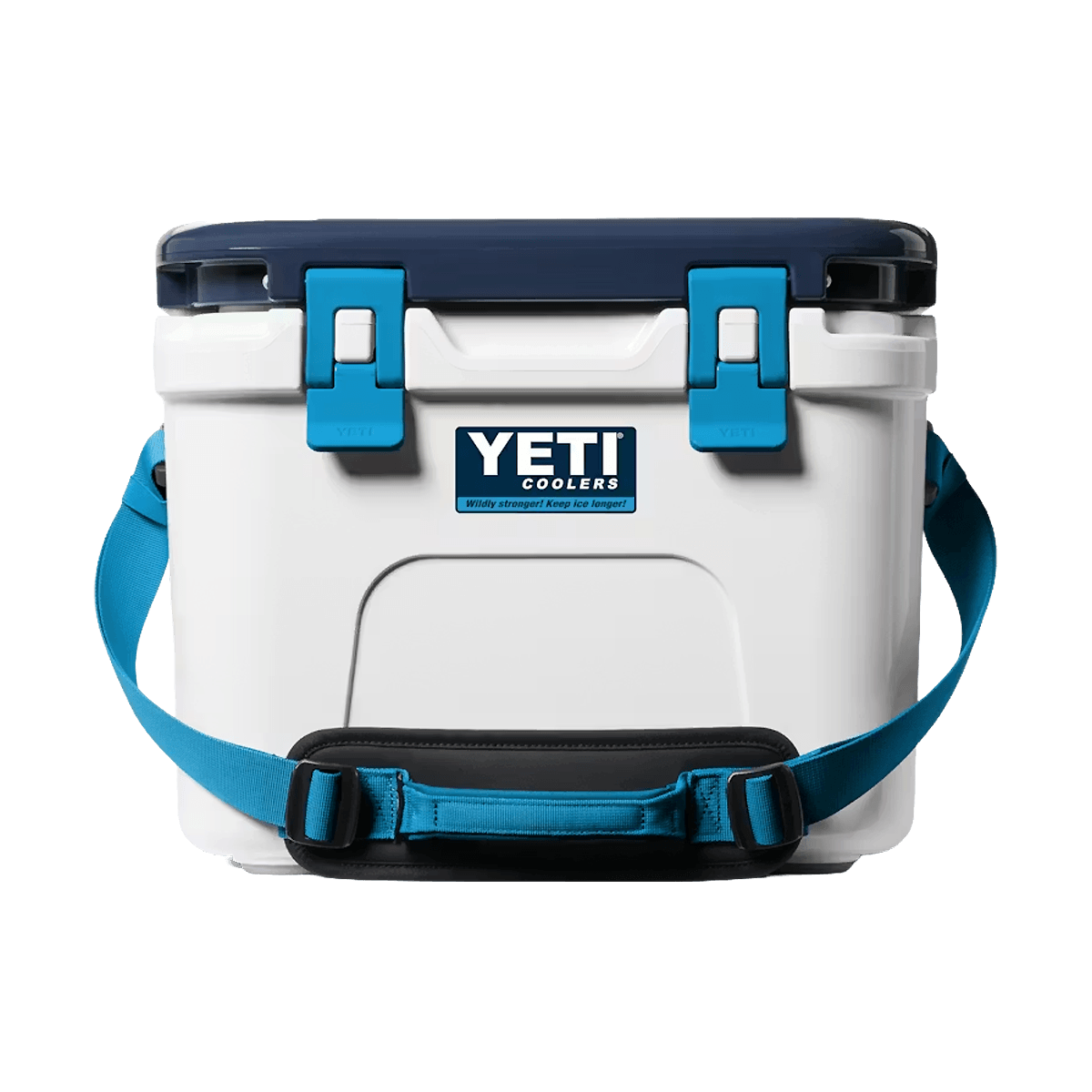 YETI ROADIE 15 HARD COOLER - WHITE_BLUE