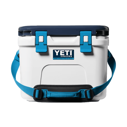 YETI ROADIE 15 HARD COOLER - WHITE_BLUE
