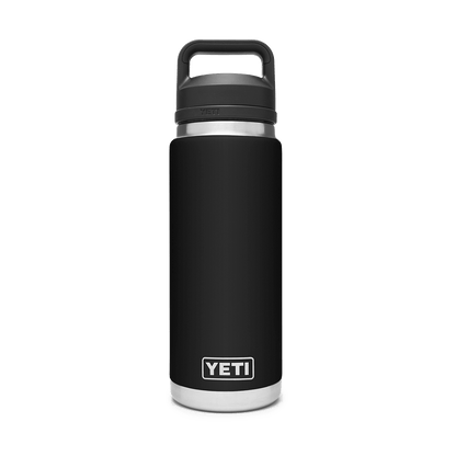 YETI RAMBLER 26 OZ WATER BOTTLE WITH CHUG CAP - BLACK