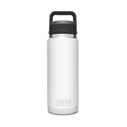YETI RAMBLER 26 OZ WATER BOTTLE WITH CHUG CAP - WHITE