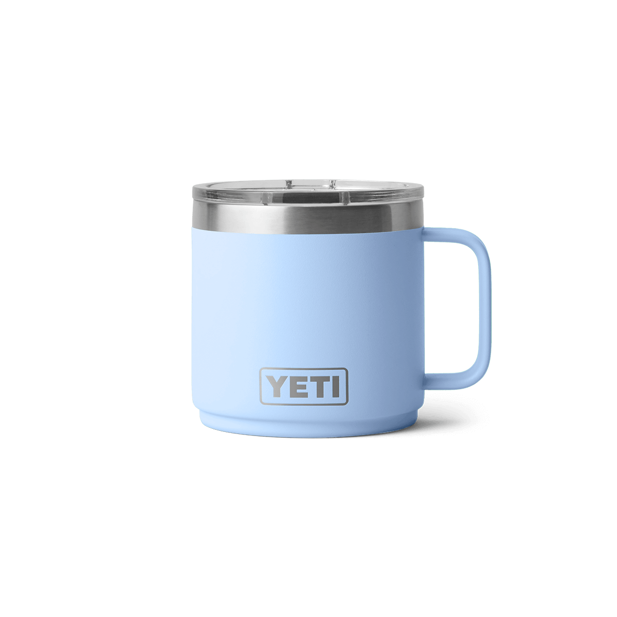 YETI RAMBLER 14OZ STACKABLE MUG WITH MAGSLIDER LID - Big Sky Blue