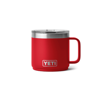 YETI RAMBLER 14OZ STACKABLE MUG WITH MAGSLIDER LID - Rescue Red