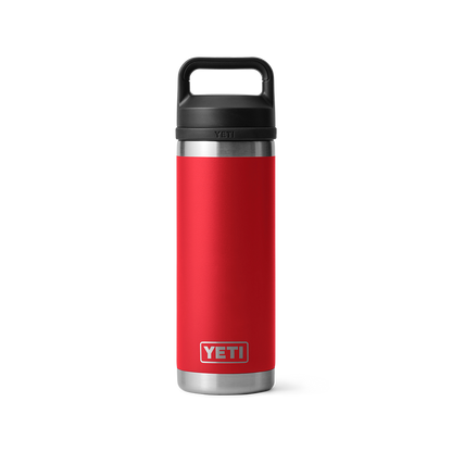 YETI RAMBLER 18 OZ WATER BOTTLE WITH CHUG CAP - Rescue Red