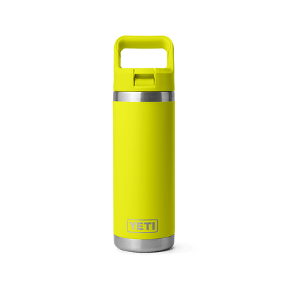 YETI 18OZ RAMBLER BOTTLE WITH STRAW CAP
