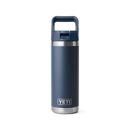 YETI 18OZ RAMBLER BOTTLE WITH STRAW CAP