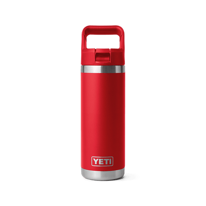 YETI 18OZ RAMBLER BOTTLE WITH STRAW CAP