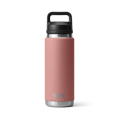 YETI RAMBLER 26 OZ WATER BOTTLE WITH CHUG CAP- Sandstone Pink