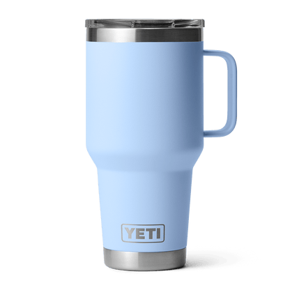 YETI RAMBLER 30OZ TRAVEL MUG WITH STRONGHOLD LID - Big Sky Blue