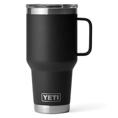 YETI RAMBLER 30OZ TRAVEL MUG WITH STRONGHOLD LID - Black