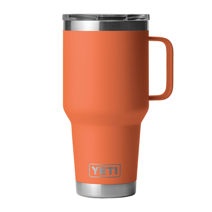 YETI RAMBLER 30OZ TRAVEL MUG WITH STRONGHOLD LID - High Desert Clay