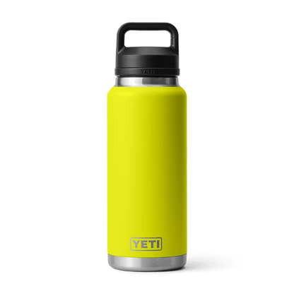 YETI RAMBLER 36 OZ WATER BOTTLE WITH CHUG CAP - Firefly Yellow