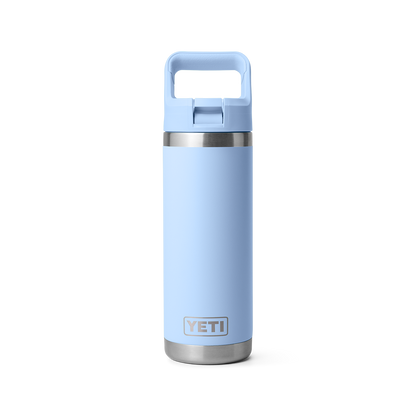 YETI 18OZ RAMBLER BOTTLE WITH STRAW CAP