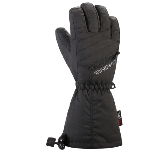 DAKINE YOUTH TRACKER WATERPROOF GLOVE - BLACK - FRONT VIEW