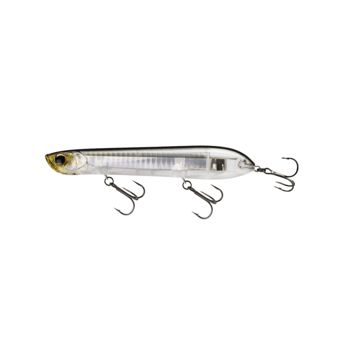 YOZURI 3DB PENCIL POPPER - 5-3 / 8IN" - SILVER BLACK