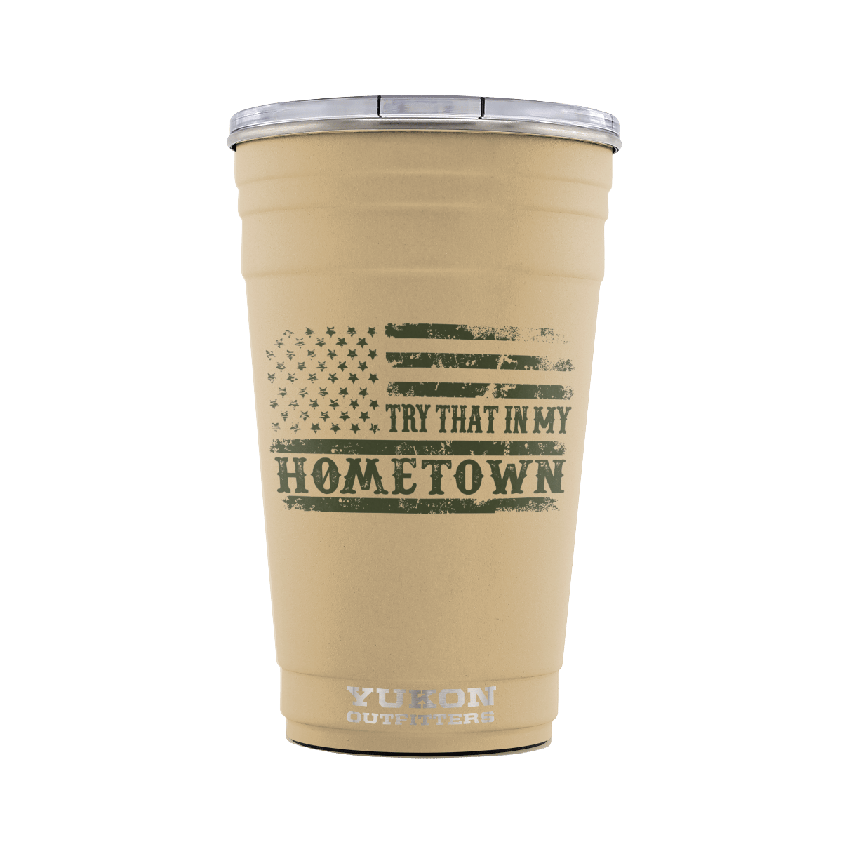 YUKON OUTFITTERS HOMETOWN  FIESTA CUP - TAN_FRONT ANGLE