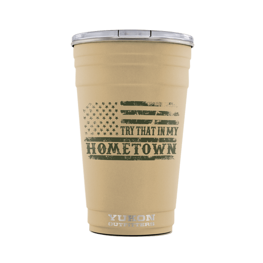 YUKON OUTFITTERS HOMETOWN  FIESTA CUP - TAN_FRONT ANGLE
