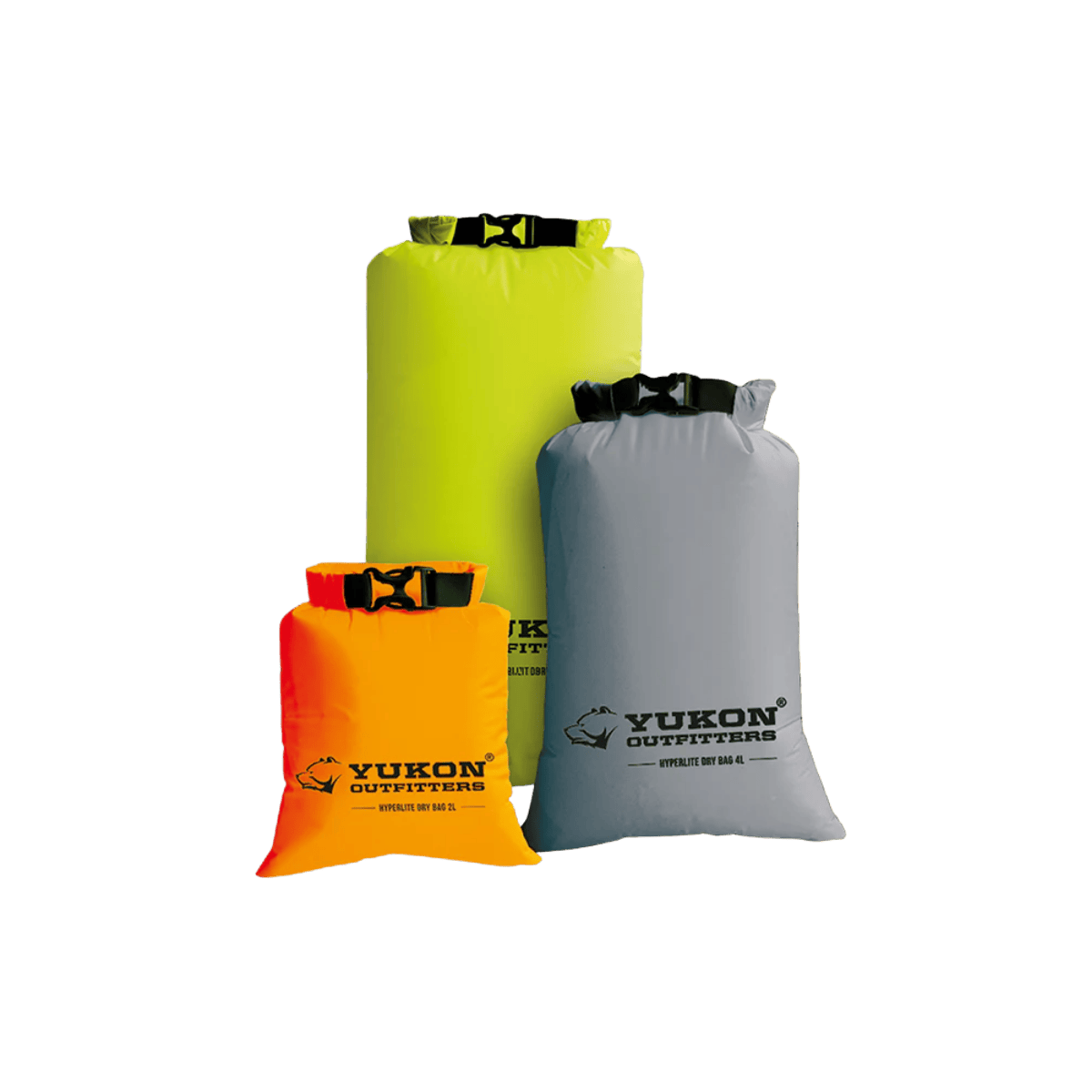 YUKON OUTFITTERS HYPERLITE DRY BAG SET 3PC