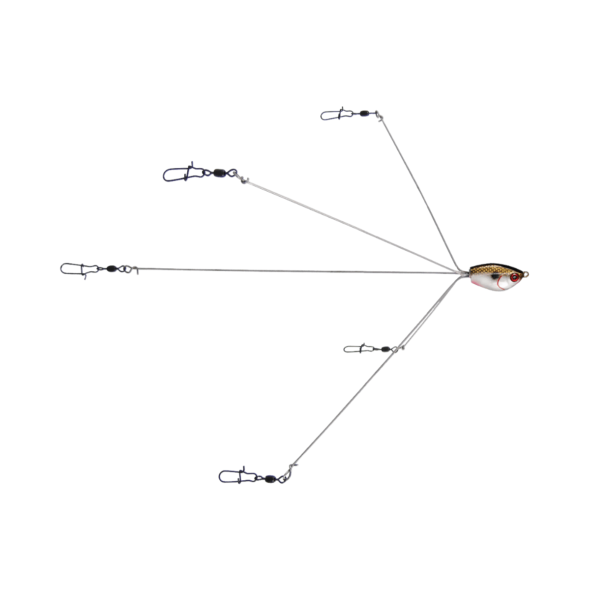 YUM ULTRALIGHT 5 WIRE RIG SILVER