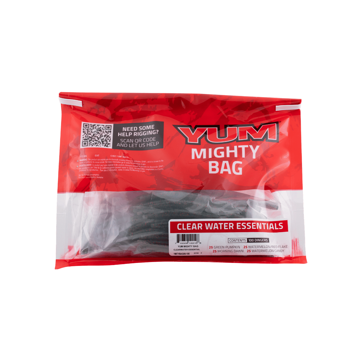 YUM MIGHTY BAG – 5" (100PK) CLEARWATERSPC
