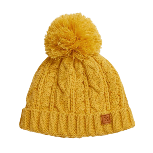 NORTHERN CLASSICS THE KIDS' CLASSIC CABLE KNIT HAT - HONEY