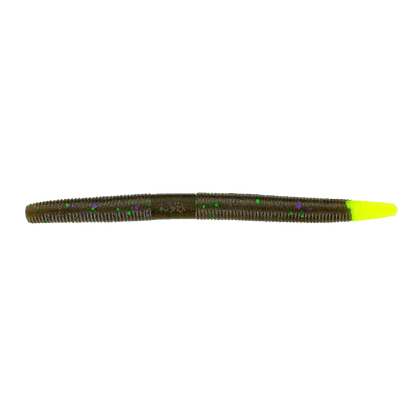 Individual Yamamoto Senko worm Green Pumpkin/Chart Tail 5"