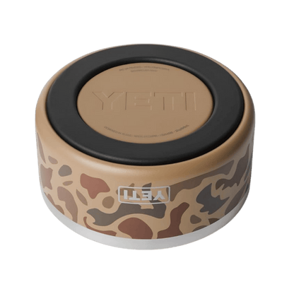 YETI BOOMER 4 DOG BOWL - WETLANDS CAMO - BOTTOM VIEW