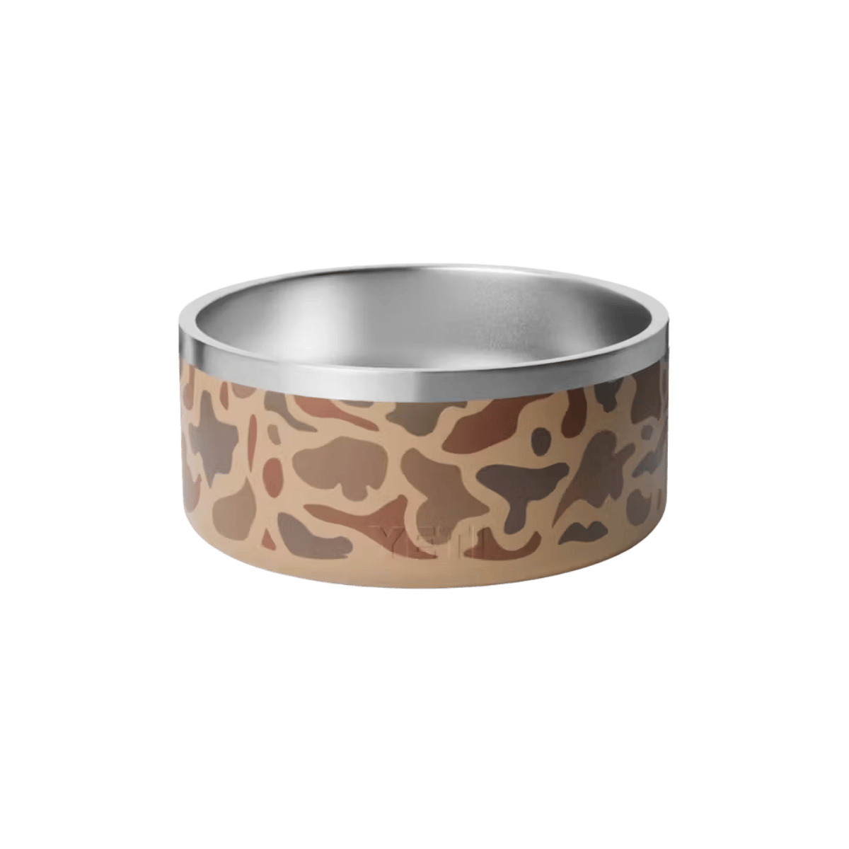 YETI BOOMER 8 DOG BOWL - WETLANDS CAMO - BACK VIEW