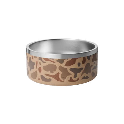 YETI BOOMER 8 DOG BOWL - WETLANDS CAMO - BACK VIEW