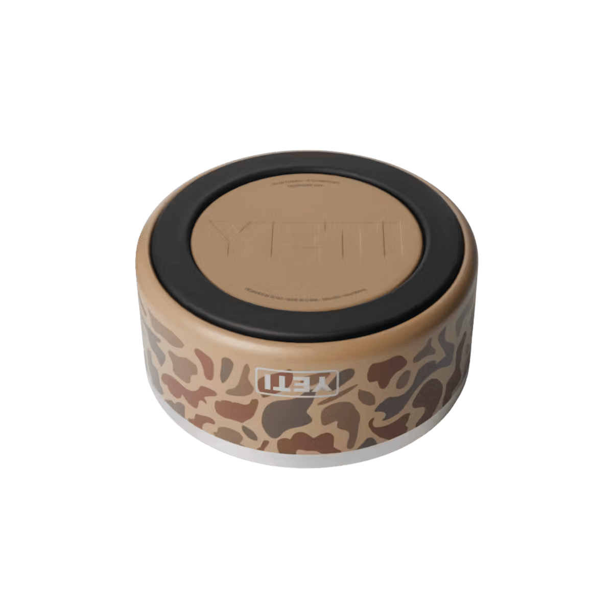 YETI BOOMER 8 DOG BOWL - WETLANDS CAMO - BOTTOM VIEW