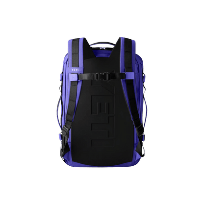 YETI 22L CROSSROADS BACKPACK - ULTRAMARINE VIOLET - BACK VIEW