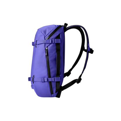 YETI 22L CROSSROADS BACKPACK - ULTRAMARINE VIOLET - SIDE VIEW