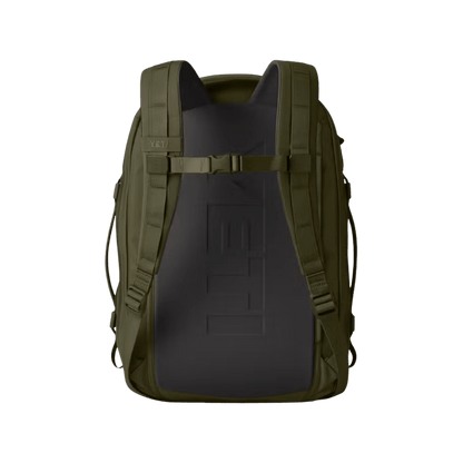 YETI 35L CROSSROADS BACKPACK - OLIVE - BACK VIEW