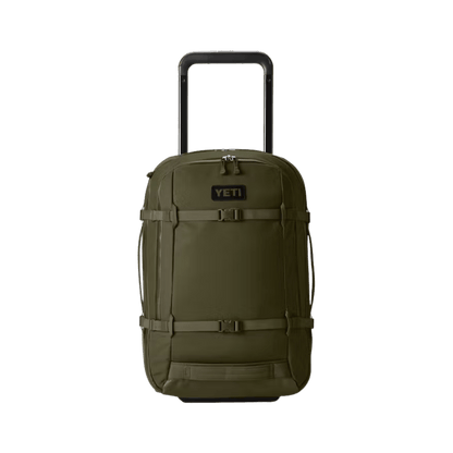 YETI CROSSROADS LUGGAGE 22IN - OLIVE - FRONT VIEW