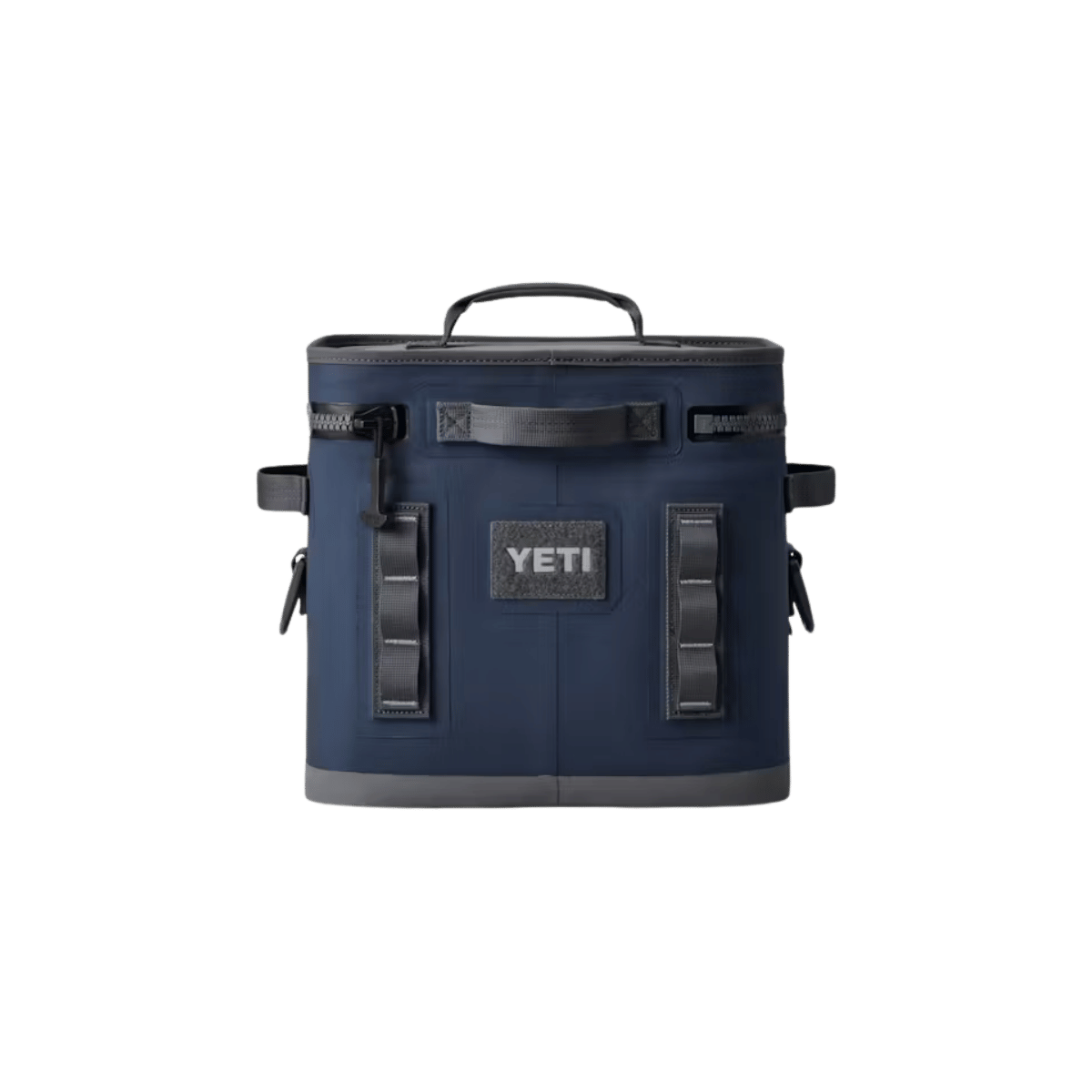 YETI HOPPER FLIP 12 SOFT COOLER - NAVY - BACK VIEW