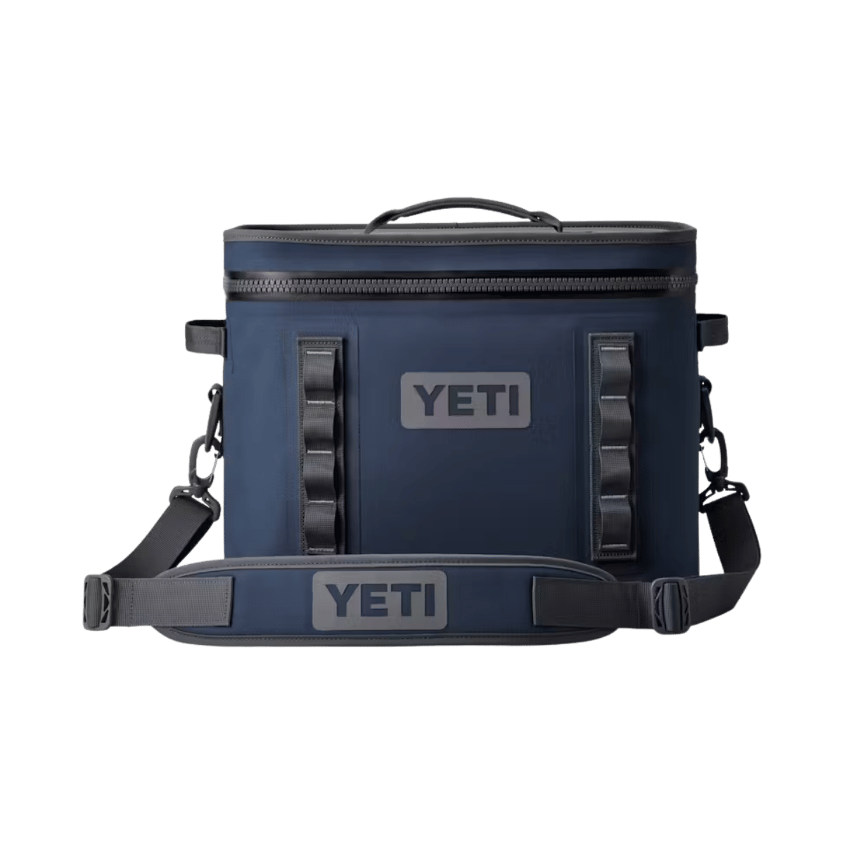 YETI HOPPER FLIP 18 SOFT COOLER - NAVY - FRONT VIEW