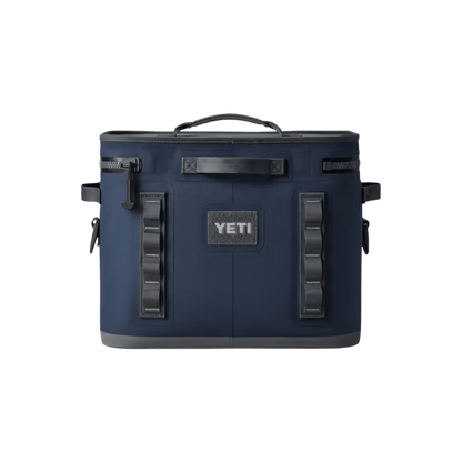 YETI HOPPER FLIP 18 SOFT COOLER - NAVY - BACK VIEW