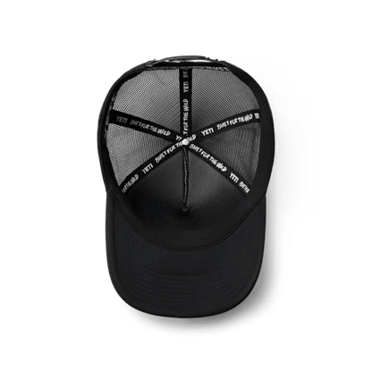 YETI MID PRO TRUCKER HAT - BLACK - INSIDE VIEW