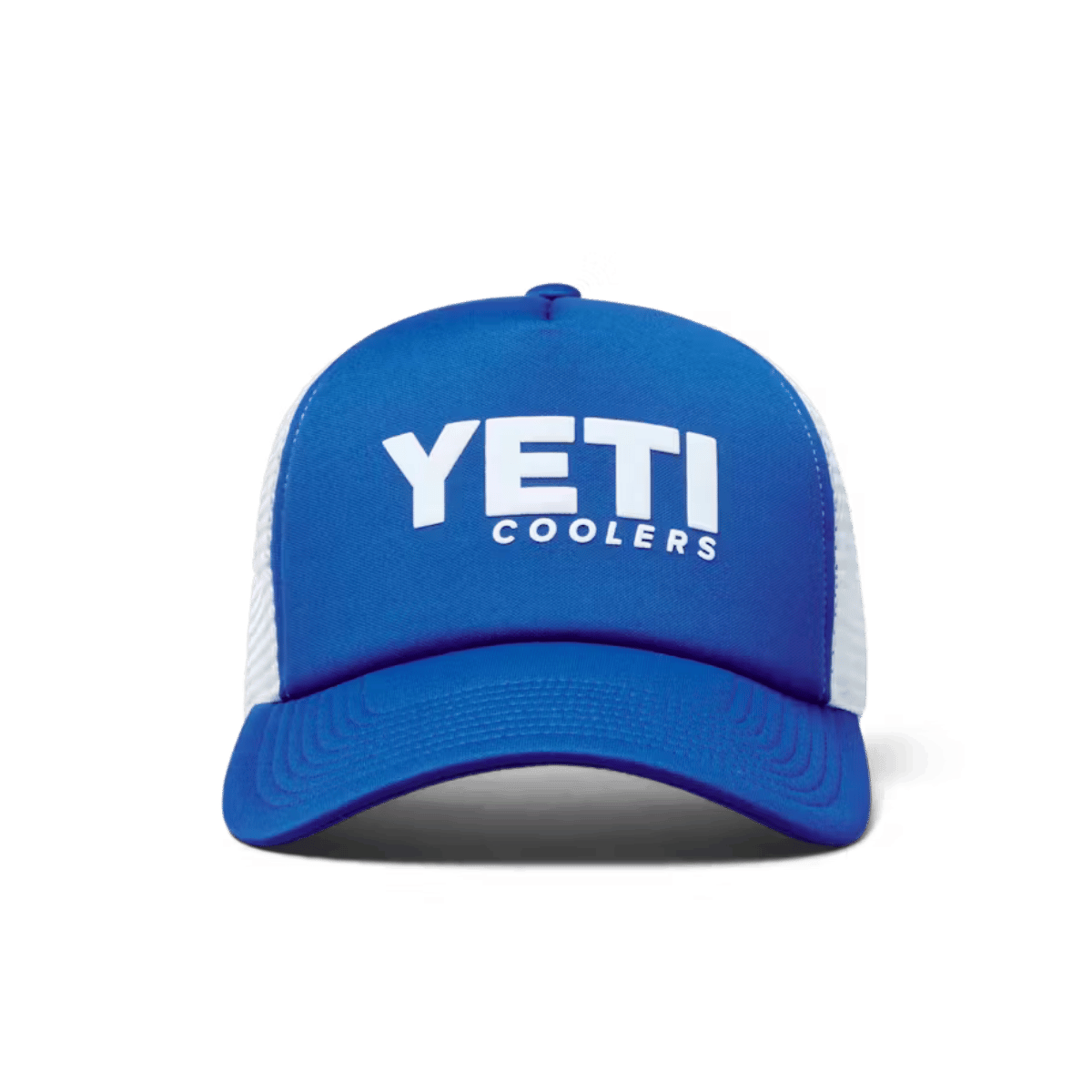 YETI MID PRO TRUCKER HAT - BLUE - FRONT VIEW