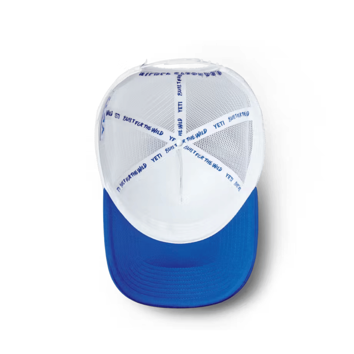 YETI MID PRO TRUCKER HAT - BLUE - INSIDE VIEW