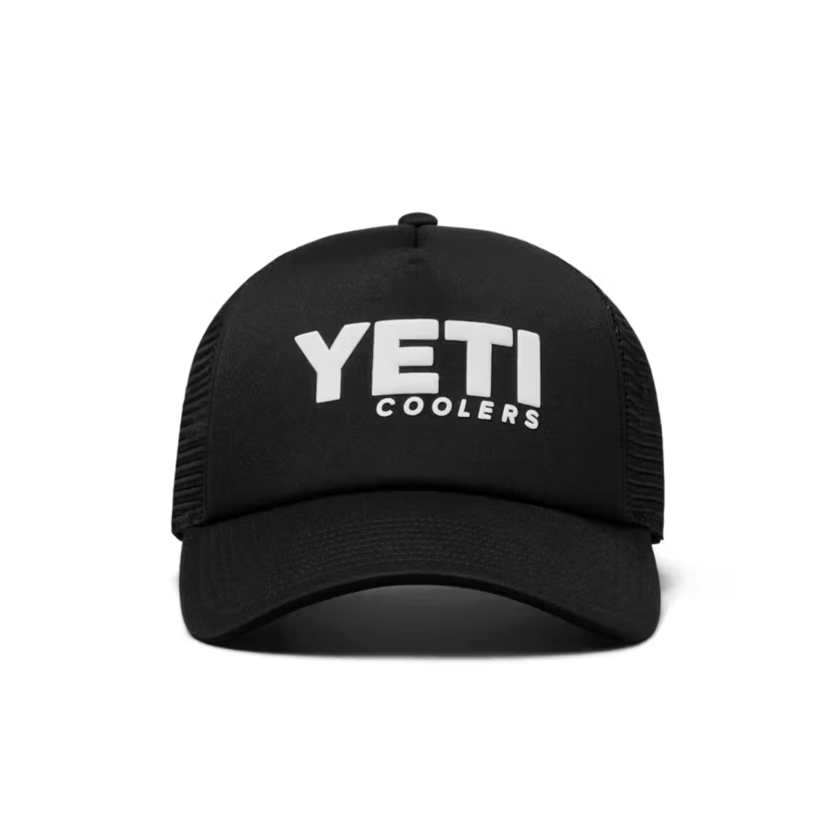 YETI MID PRO TRUCKER HAT - BLACK - FRONT VIEW