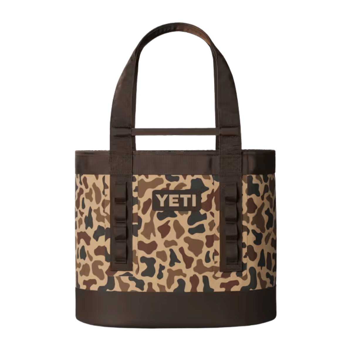 YETI PREMIUM CAMINO CARRYALL 35L - WETLANDS CAMO - FRONT VIEW