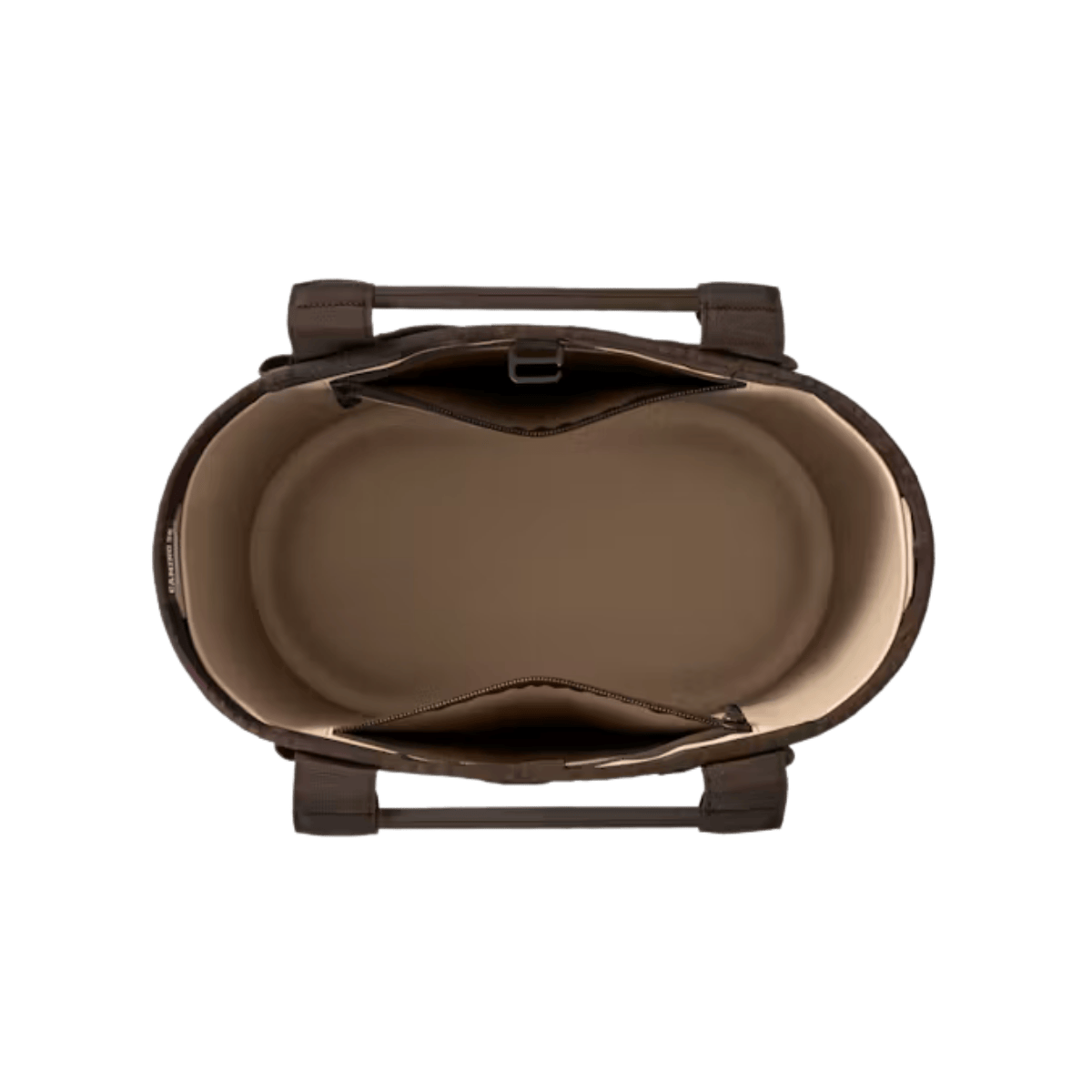 YETI PREMIUM CAMINO CARRYALL 35L - WETLANDS CAMO - TOP VIEW