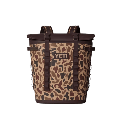 YETI PREMIUM HOPPER BACKPACK M20 - WETLANDS CAMO - FRONT VIEW