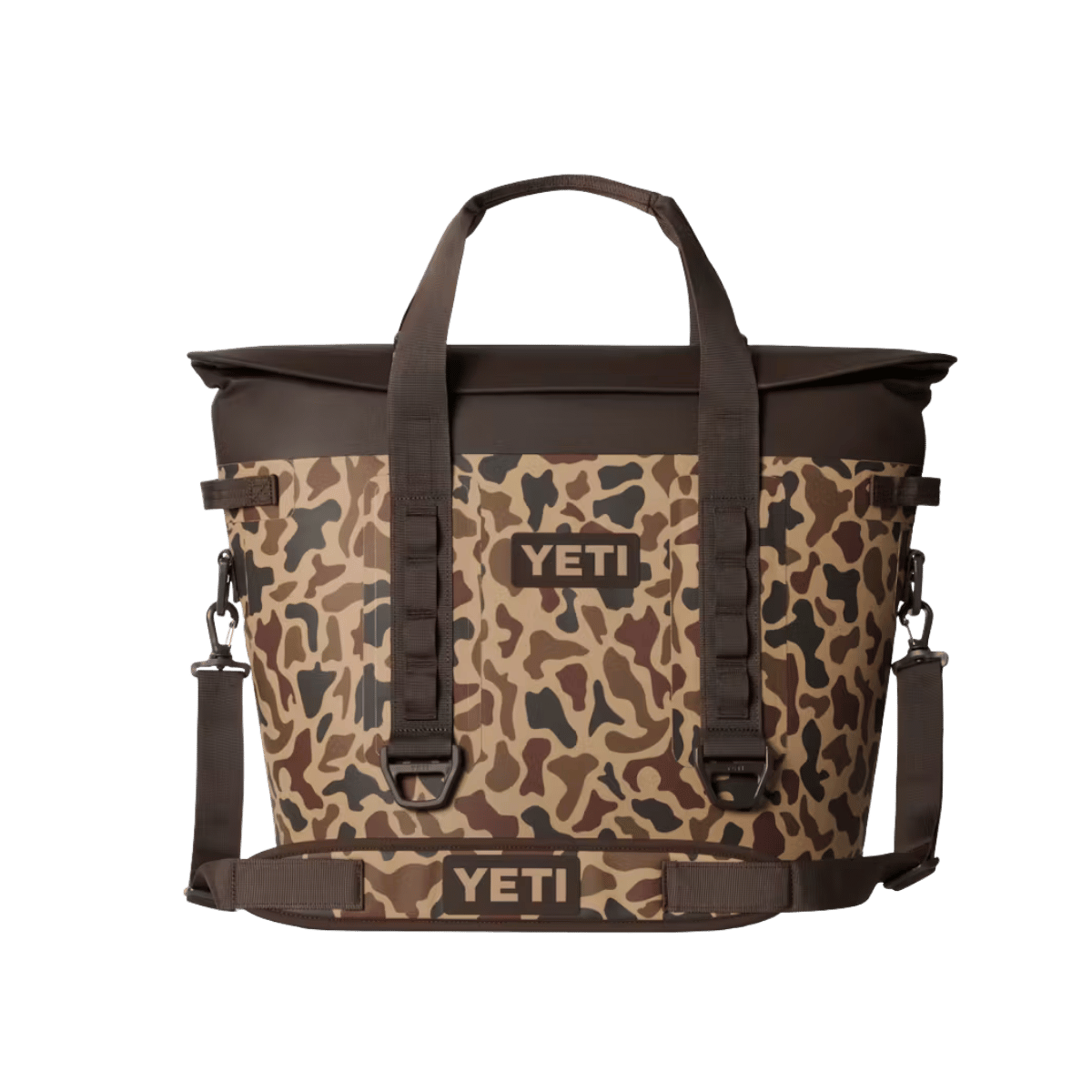 YETI PREMIUM HOPPER M30 2.0 - 30 OZ - WETLANDS CAMO - FRONT VIEW